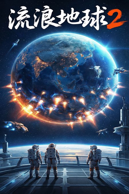 《流浪地球2》高清科幻视频海报